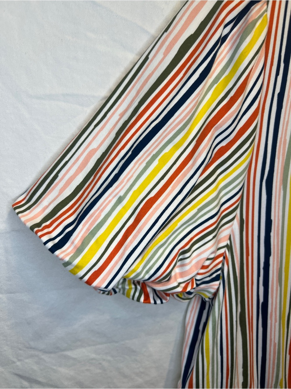 Striped Tiered Maxi Dress in Multi-Color XL - Picture 4 of 8